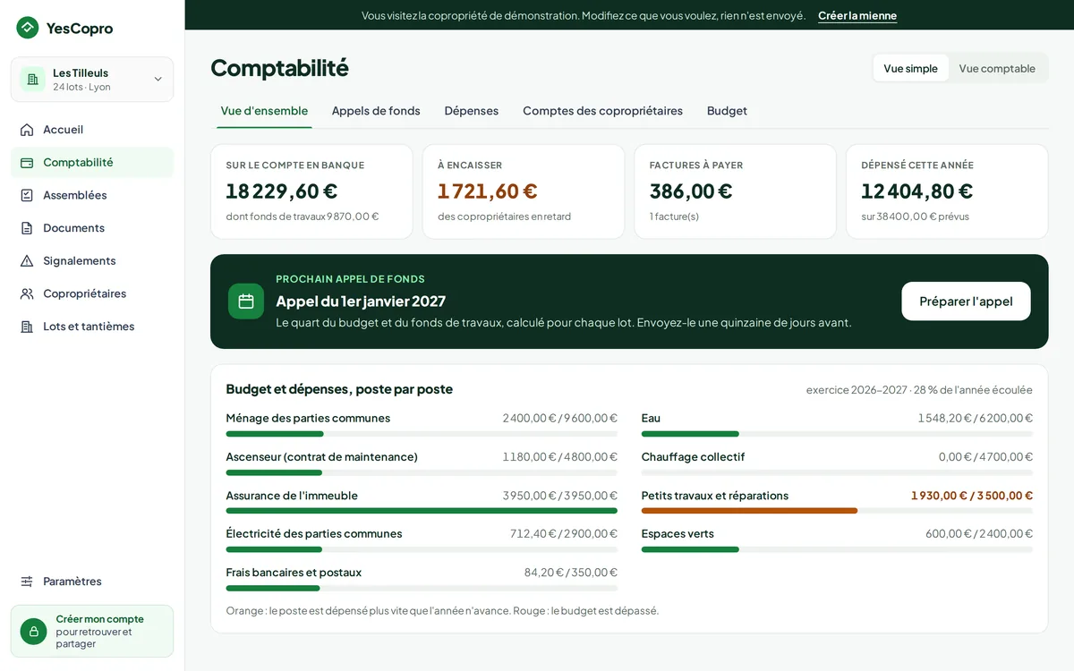 Vue d'ensemble de la comptabilité